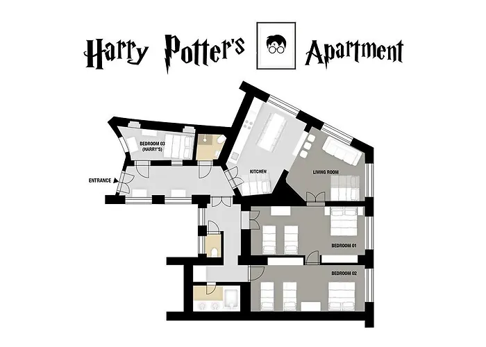 Amazing Harry Potter's Apt. At Old Town *